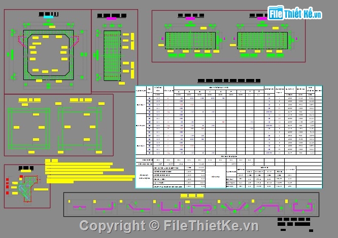 cốt thép,các loại cống,mặt cắt,cống hộp kích thước 4x4m